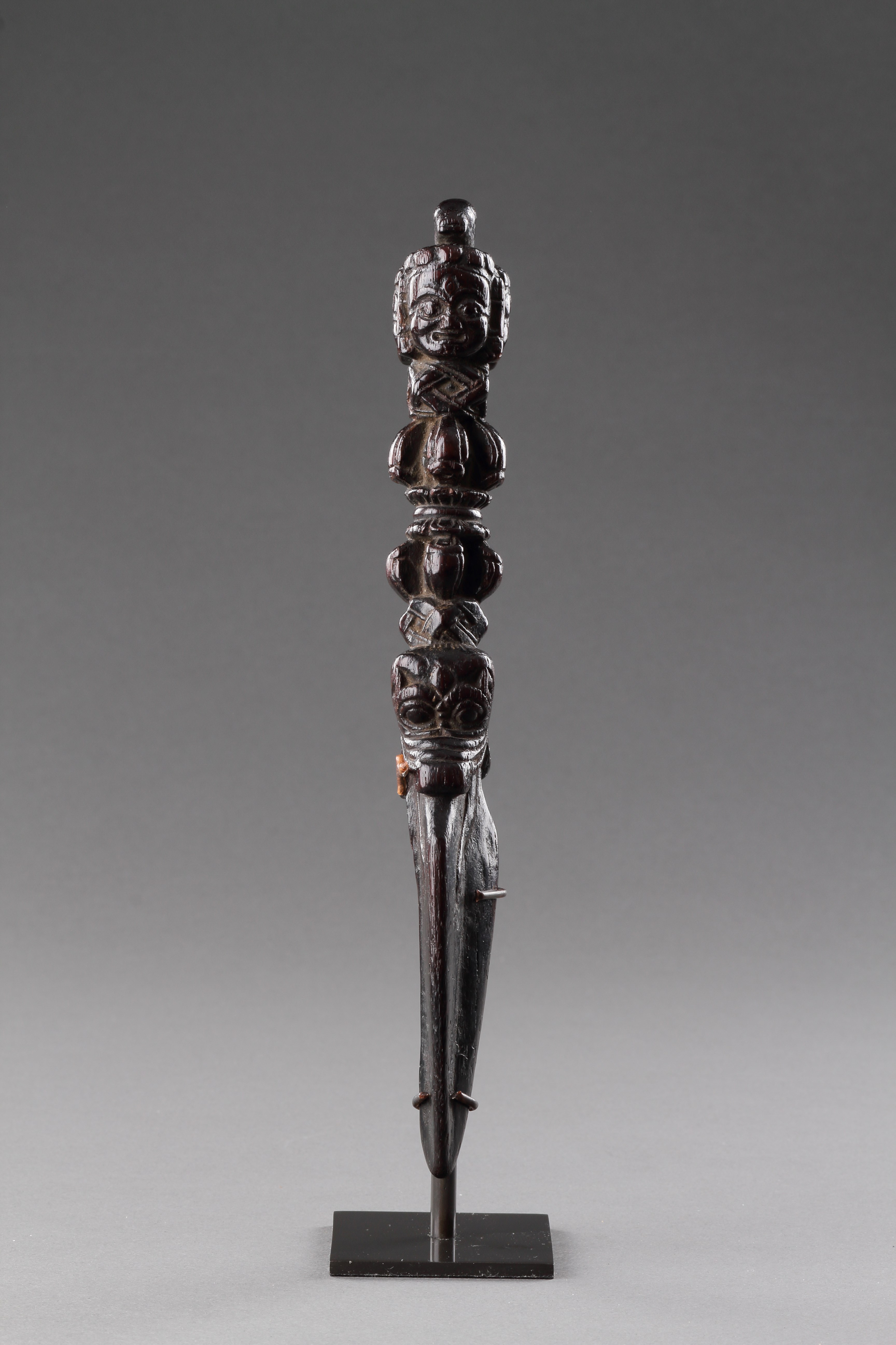 A Finely Carved Phurba / Ritual Dagger / Stake 